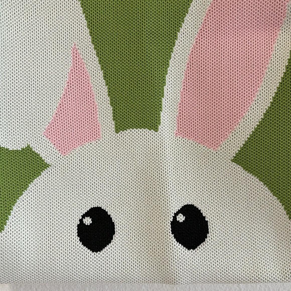 NEW| Women’s Adorable Bunny Rabbit Tote Bag Crochet Knitted - Picture 4 of 6